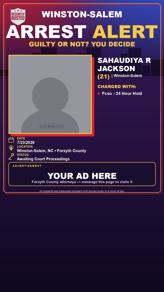 Booking photo of SAHAUDIYA R JACKSON