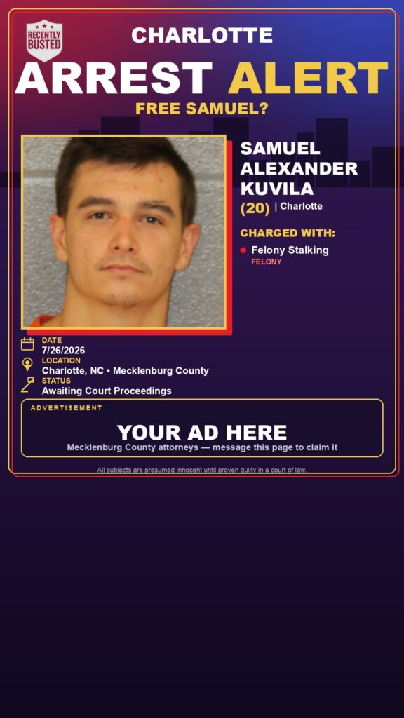 Booking photo of SAMUEL ALEXANDER KUVILA
