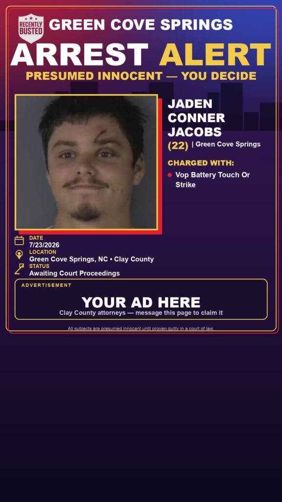 Booking photo of JADEN CONNER JACOBS