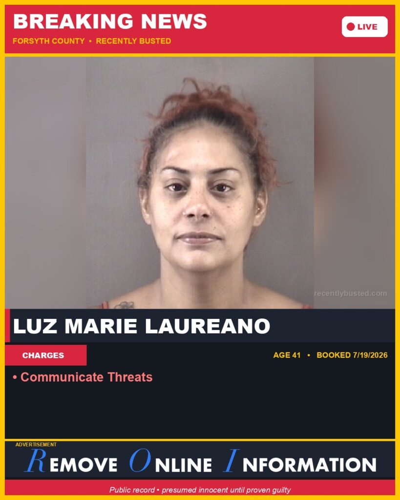 Booking photo of LUZ MARIE LAUREANO