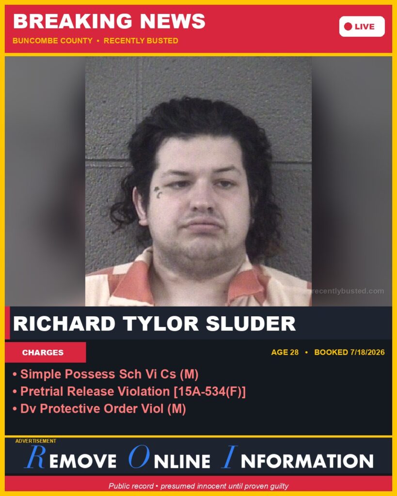 Booking photo of RICHARD TYLOR SLUDER
