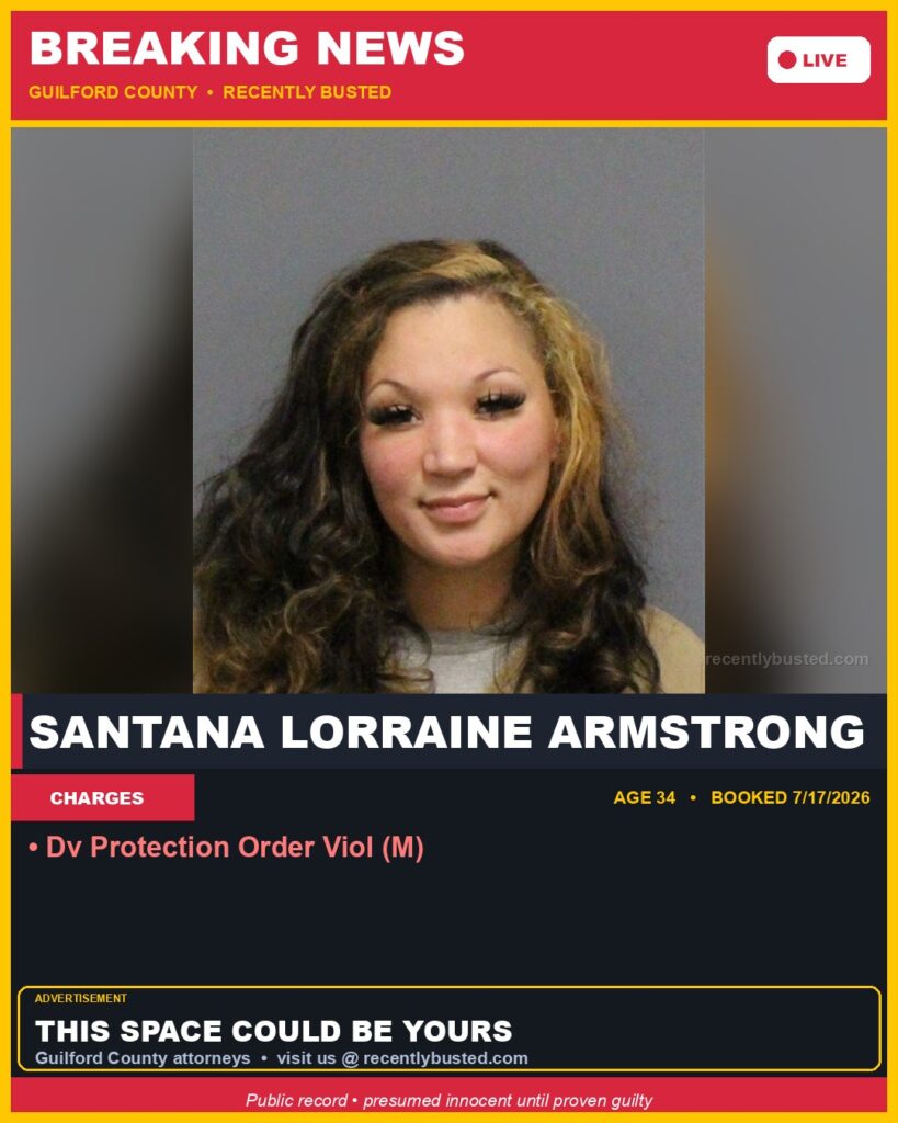 Booking photo of SANTANA LORRAINE ARMSTRONG