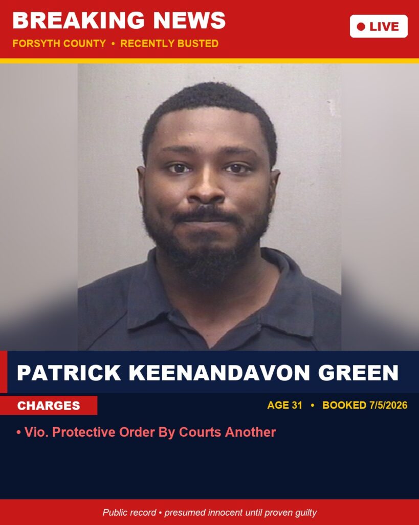 Booking photo of PATRICK KEENANDAVON GREEN