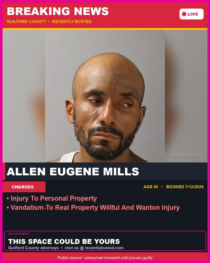 Booking photo of ALLEN EUGENE MILLS
