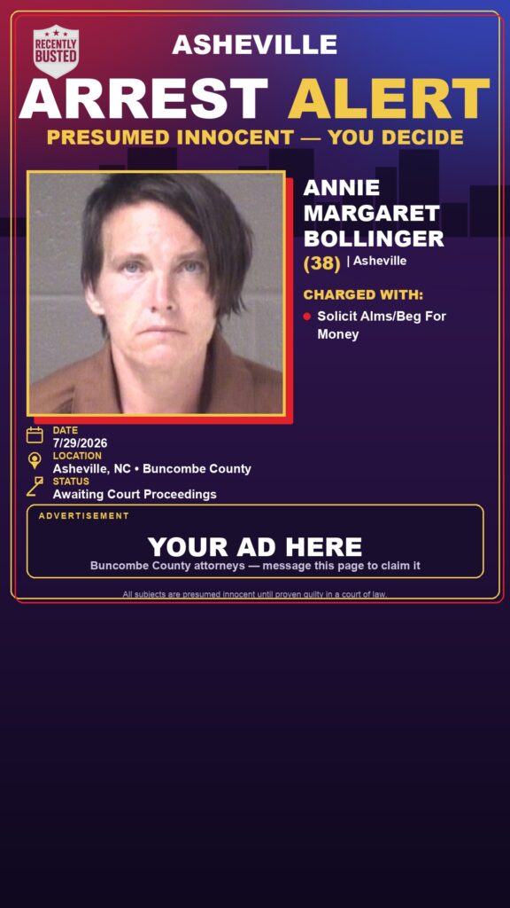 Booking photo of ANNIE MARGARET BOLLINGER