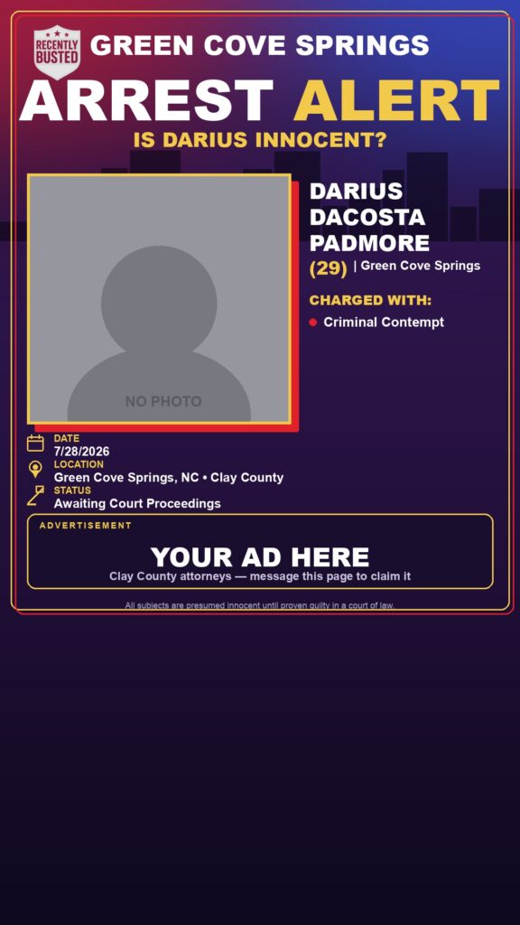 Booking photo of DARIUS DACOSTA PADMORE