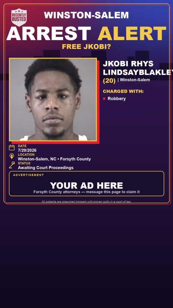 Booking photo of JKOBI RHYS LINDSAYBLAKLEY