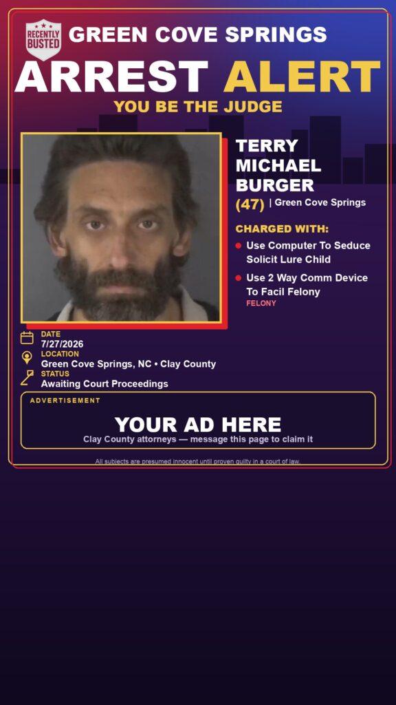 Booking photo of TERRY MICHAEL BURGER