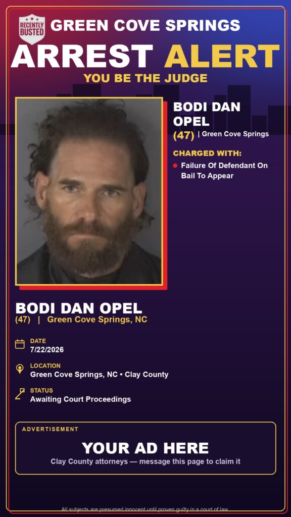 Booking photo of BODI DAN OPEL