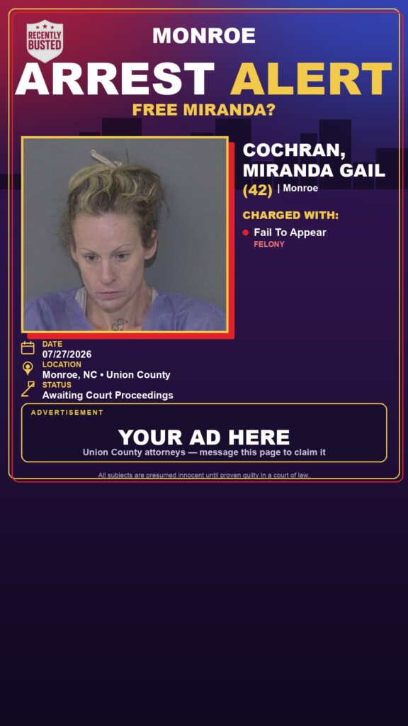Booking photo of COCHRAN, MIRANDA GAIL