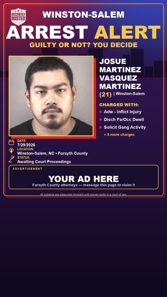 Booking photo of JOSUE MARTINEZ VASQUEZ MARTINEZ