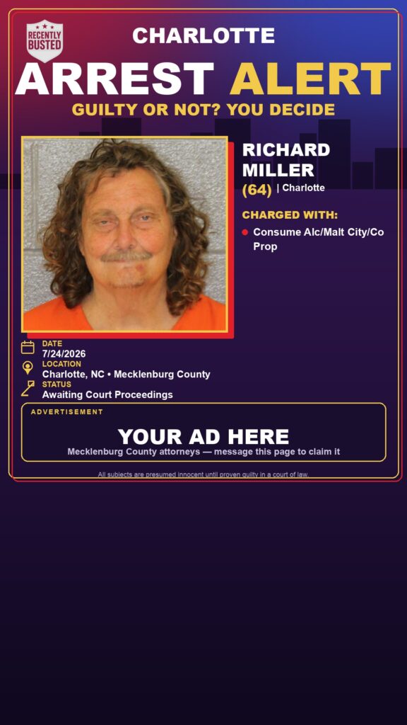 Booking photo of RICHARD MILLER