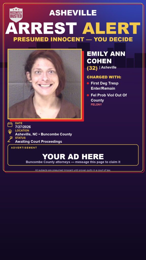 Booking photo of EMILY ANN COHEN