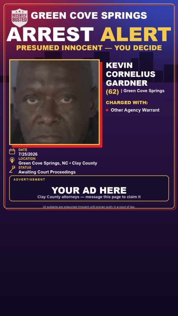 Booking photo of KEVIN CORNELIUS GARDNER