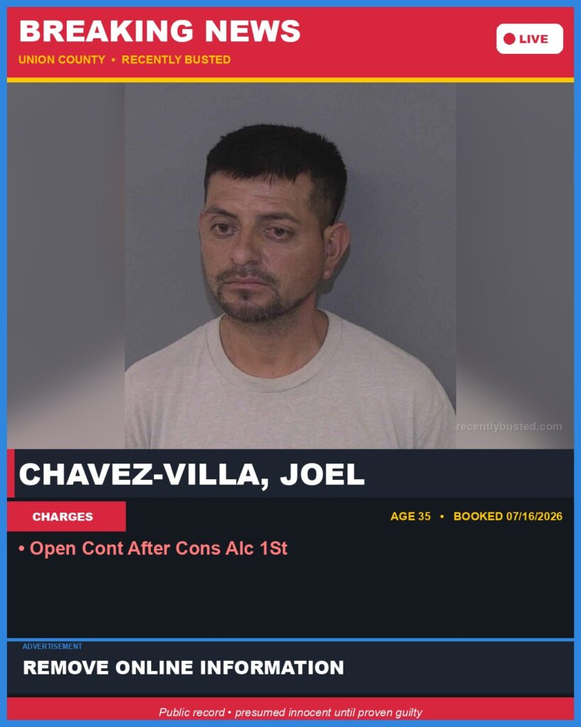 Booking photo of CHAVEZ-VILLA, JOEL