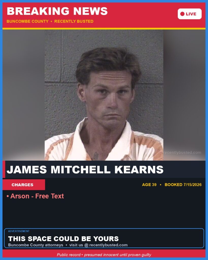 Booking photo of JAMES MITCHELL KEARNS