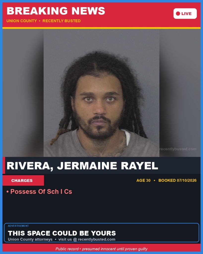Booking photo of RIVERA, JERMAINE RAYEL
