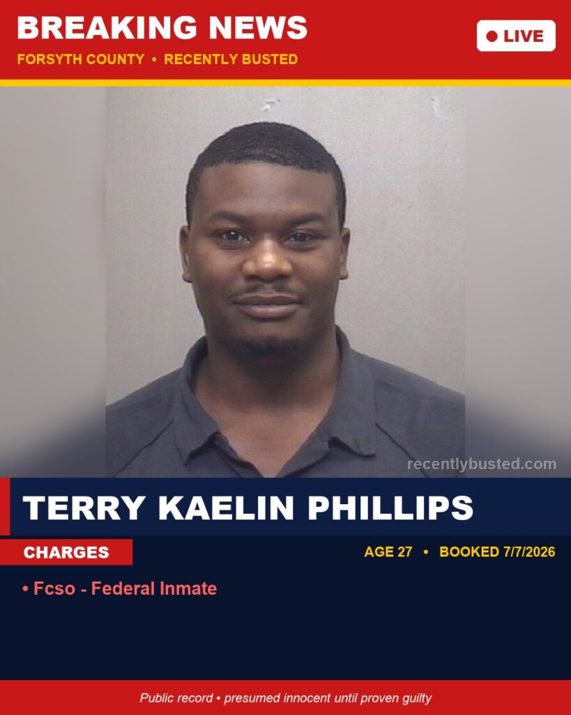 Booking photo of TERRY KAELIN PHILLIPS