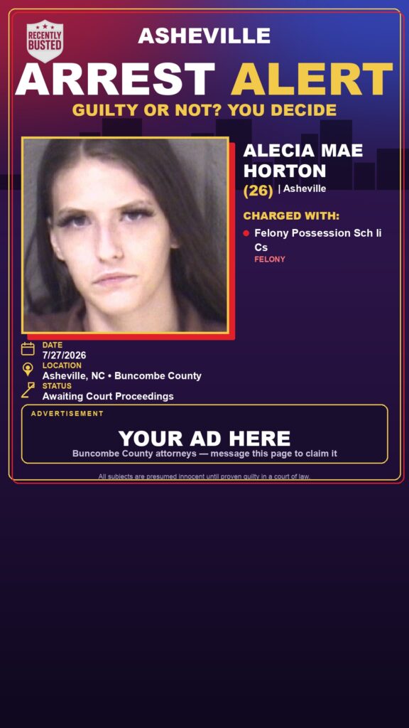 Booking photo of ALECIA MAE HORTON