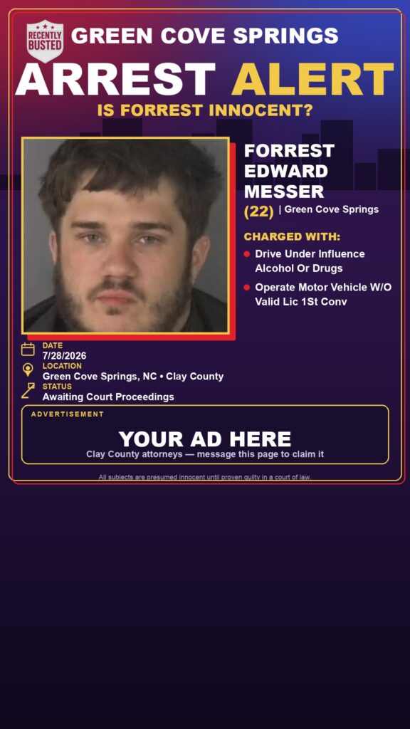 Booking photo of FORREST EDWARD MESSER