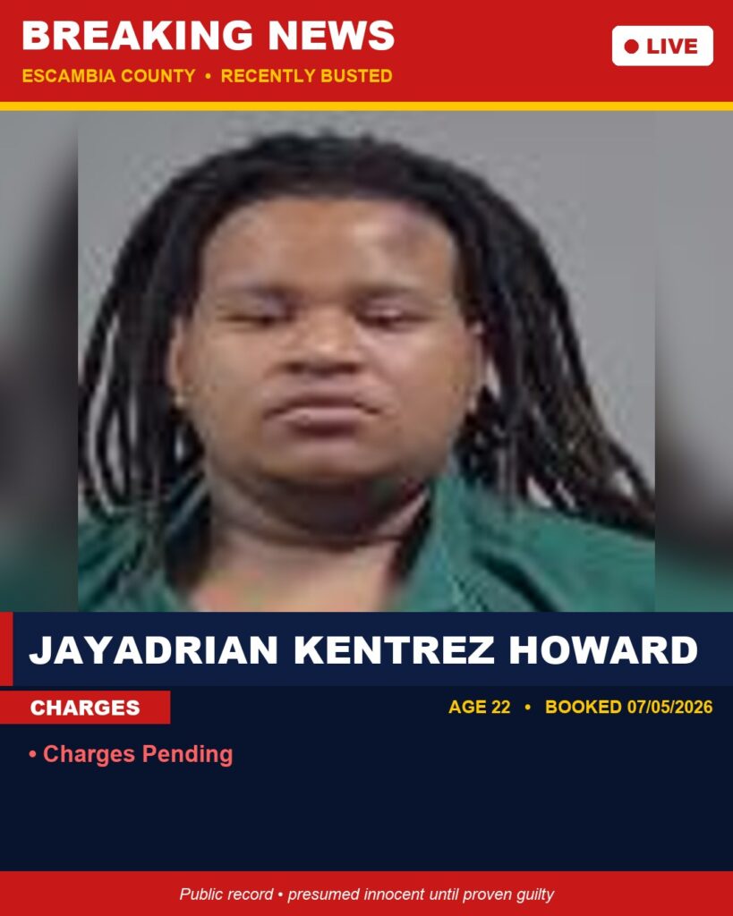 Arrest report - Jayadrian Kentrez Howard