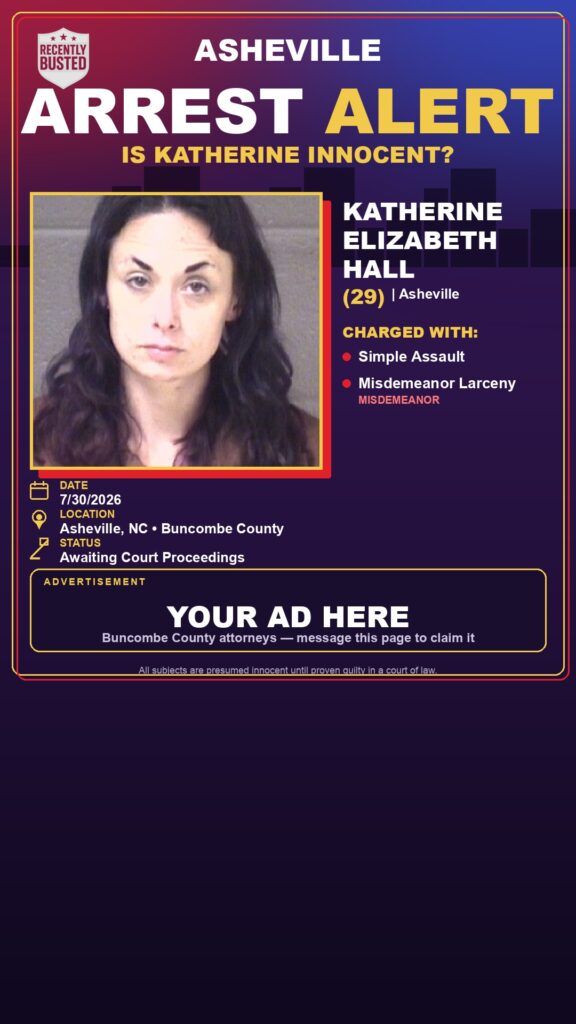 Booking photo of KATHERINE ELIZABETH HALL