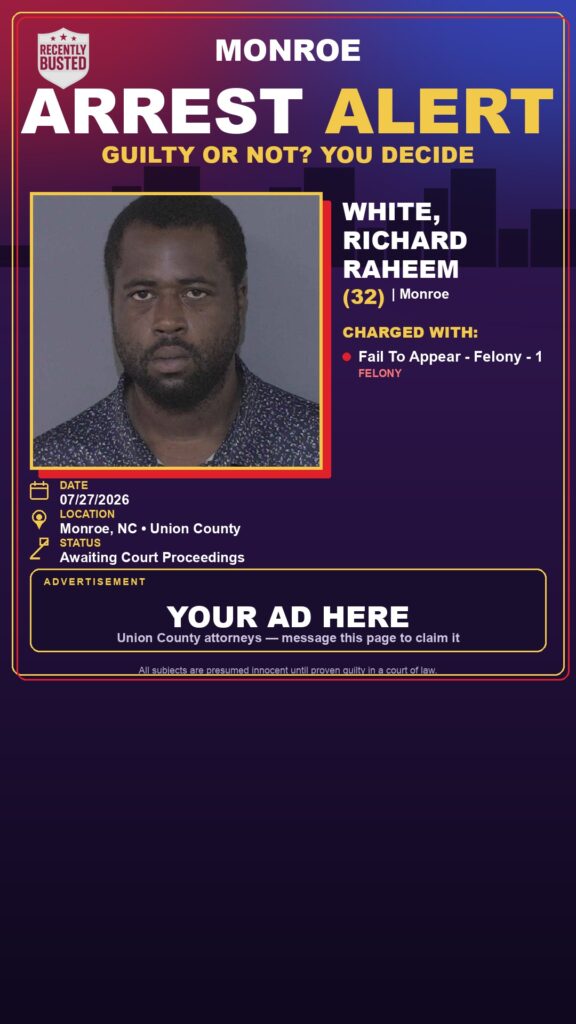 Booking photo of WHITE, RICHARD RAHEEM