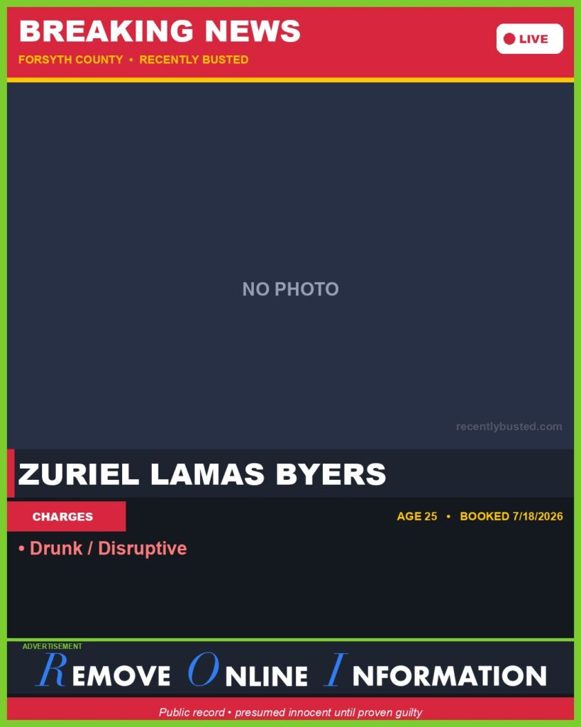 Booking photo of ZURIEL LAMAS BYERS