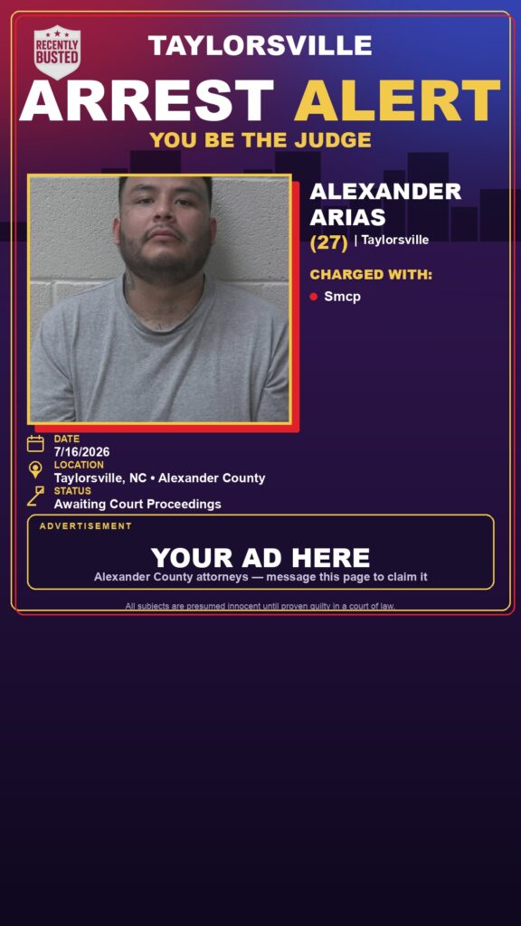 Booking photo of ALEXANDER ARIAS