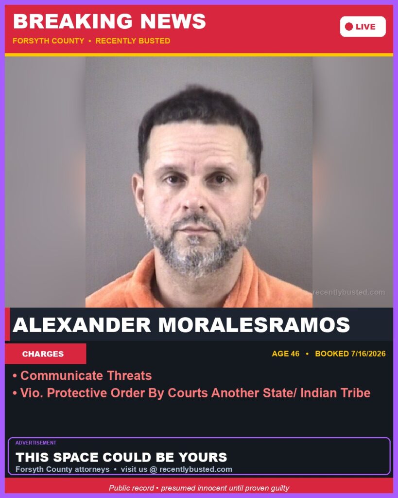 Booking photo of ALEXANDER MORALESRAMOS