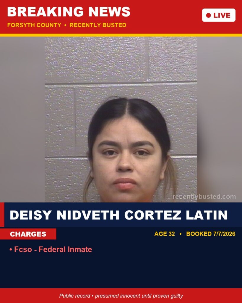 Booking photo of DEISY NIDVETH CORTEZ LATIN
