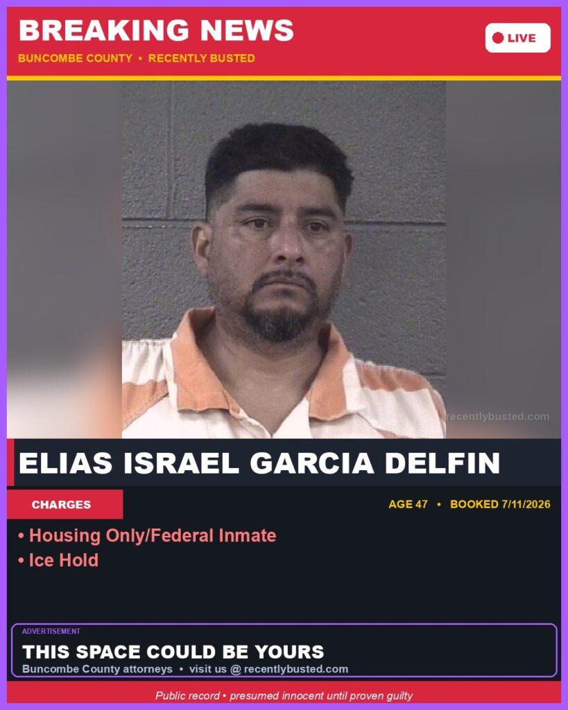 Booking photo of ELIAS ISRAEL GARCIA DELFIN