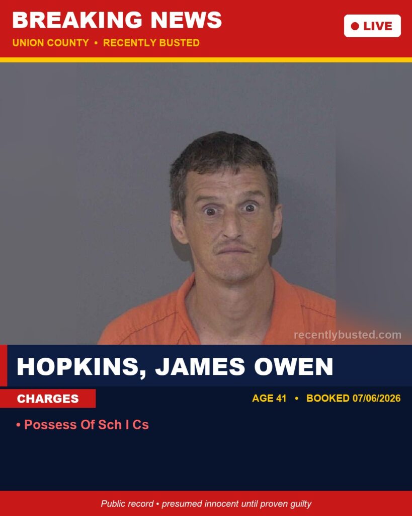 Booking photo of HOPKINS, JAMES OWEN
