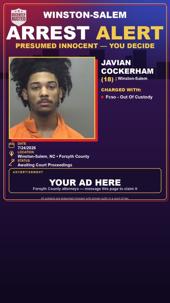 Booking photo of JAVIAN COCKERHAM
