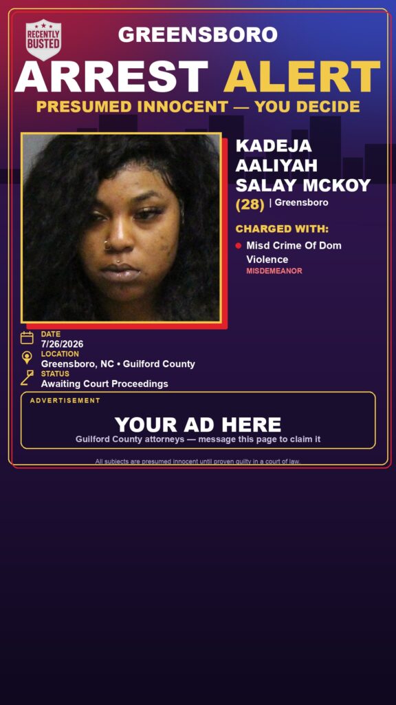 Booking photo of KADEJA AALIYAH SALAY MCKOY