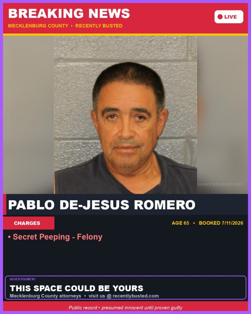 Booking photo of PABLO DE-JESUS ROMERO