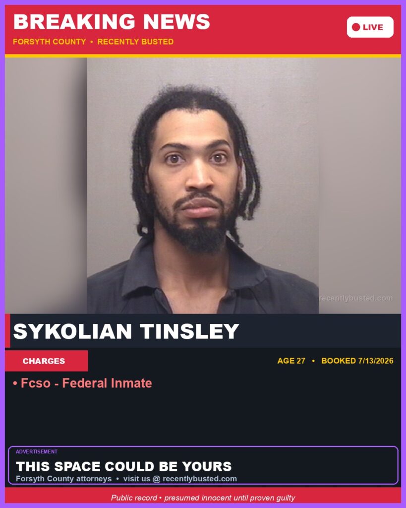 Booking photo of SYKOLIAN TINSLEY