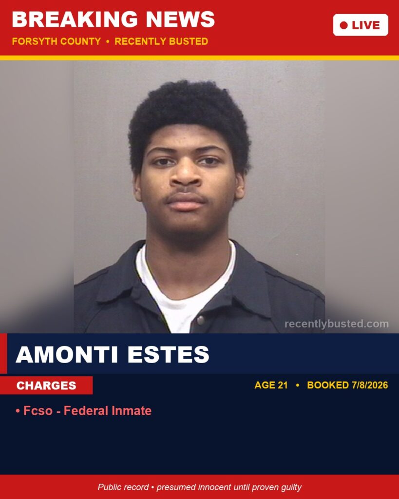 Booking photo of AMONTI ESTES
