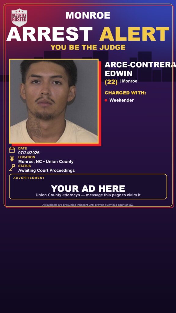 Booking photo of ARCE-CONTRERAS, EDWIN