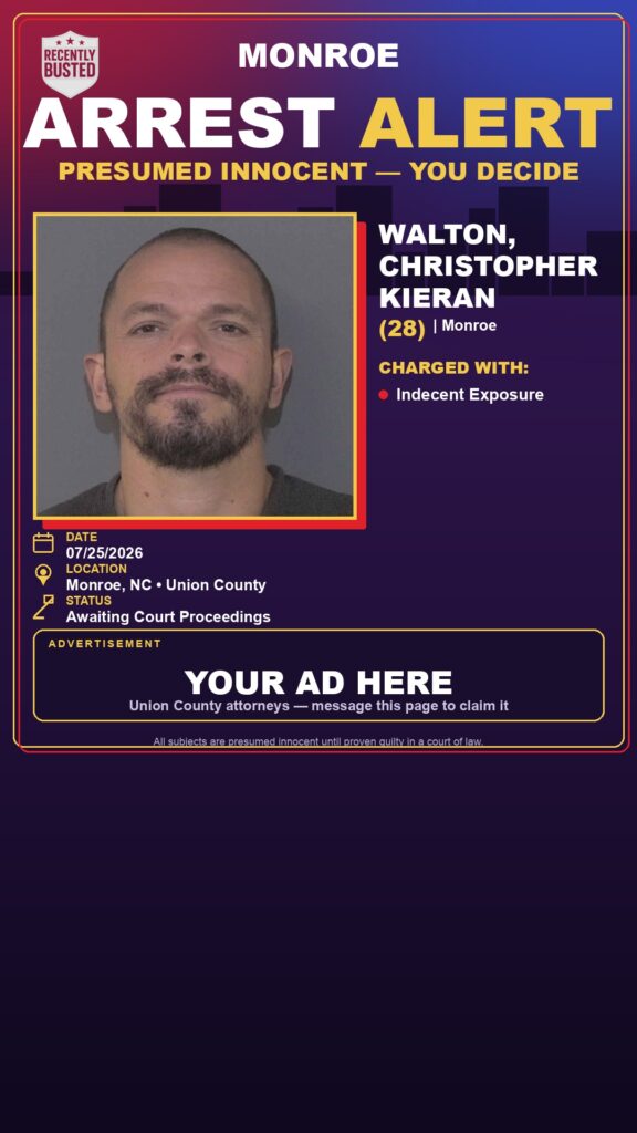 Booking photo of WALTON, CHRISTOPHER KIERAN