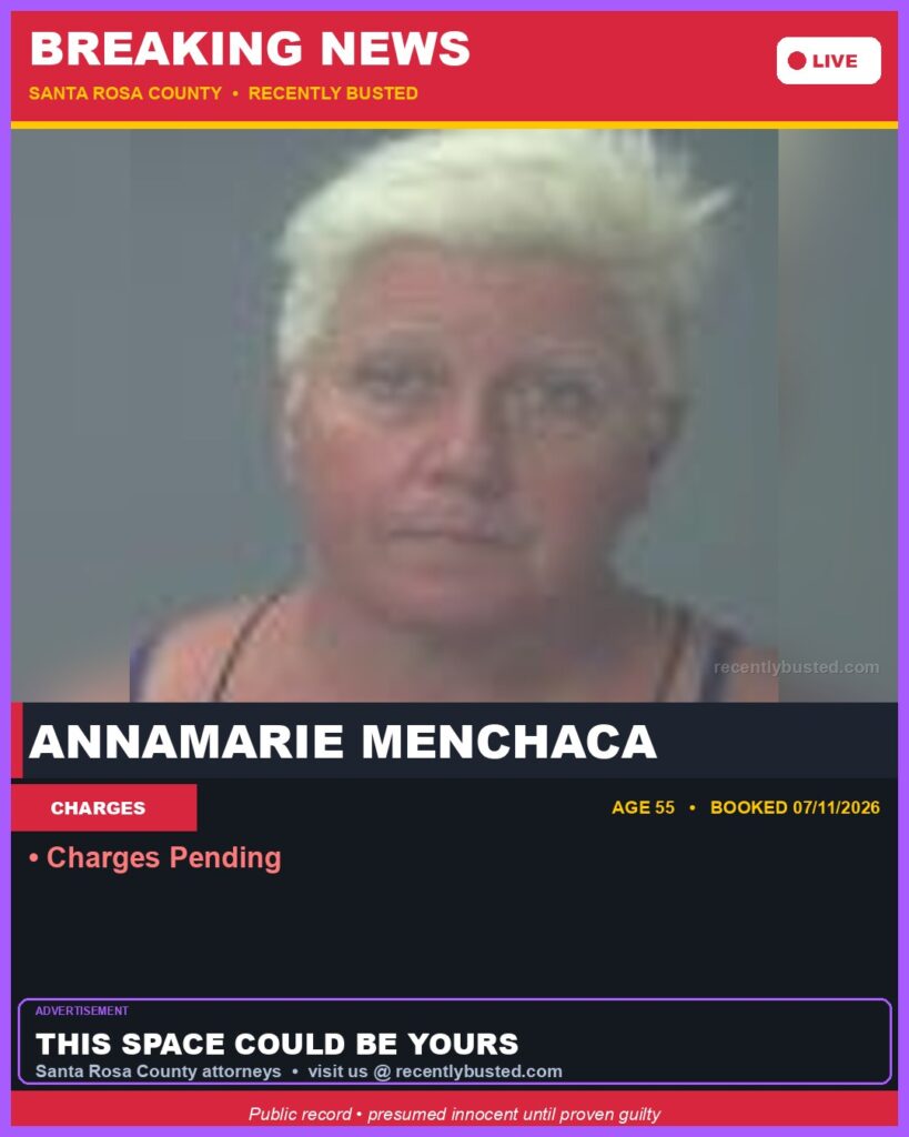 Arrest report - Annamarie Menchaca