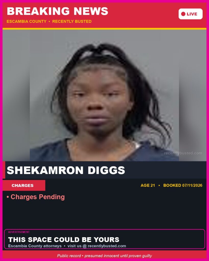 Arrest report - Shekamron Diggs