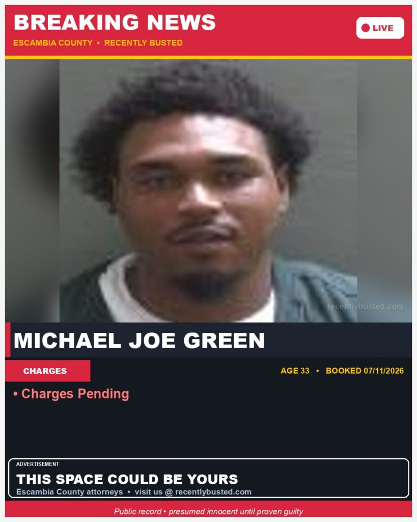 Arrest report - Michael Joe Green