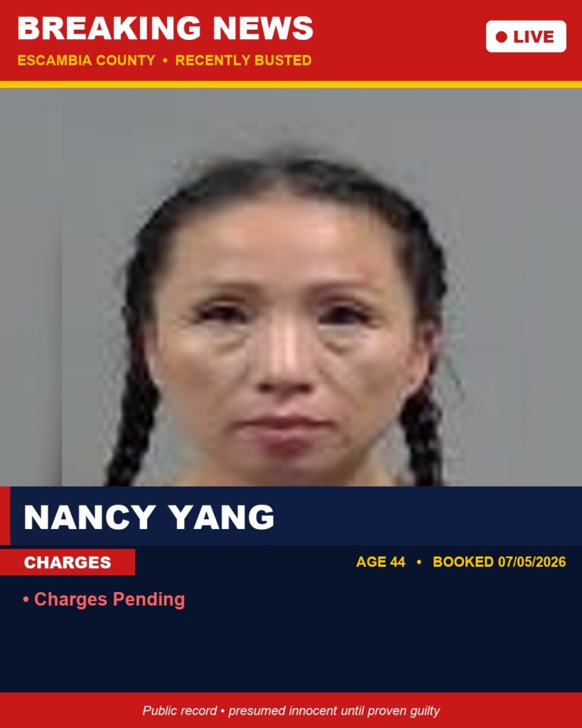 Arrest report - Nancy Yang