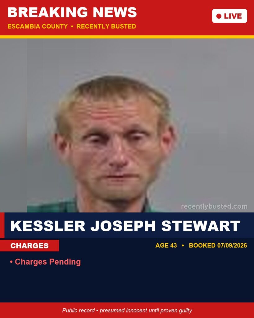 Arrest report - Kessler Joseph Stewart