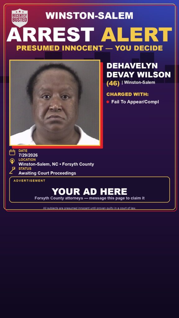 DEHAVELYN DEVAY WILSON — arrest record card, Mugshot Hottie