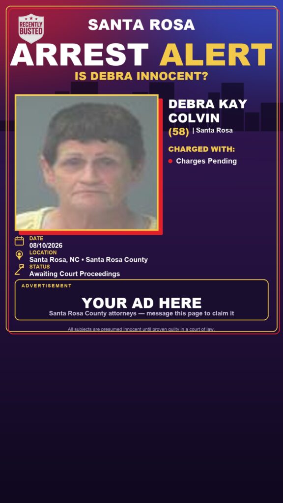 Arrest report — Debra Kay Colvin