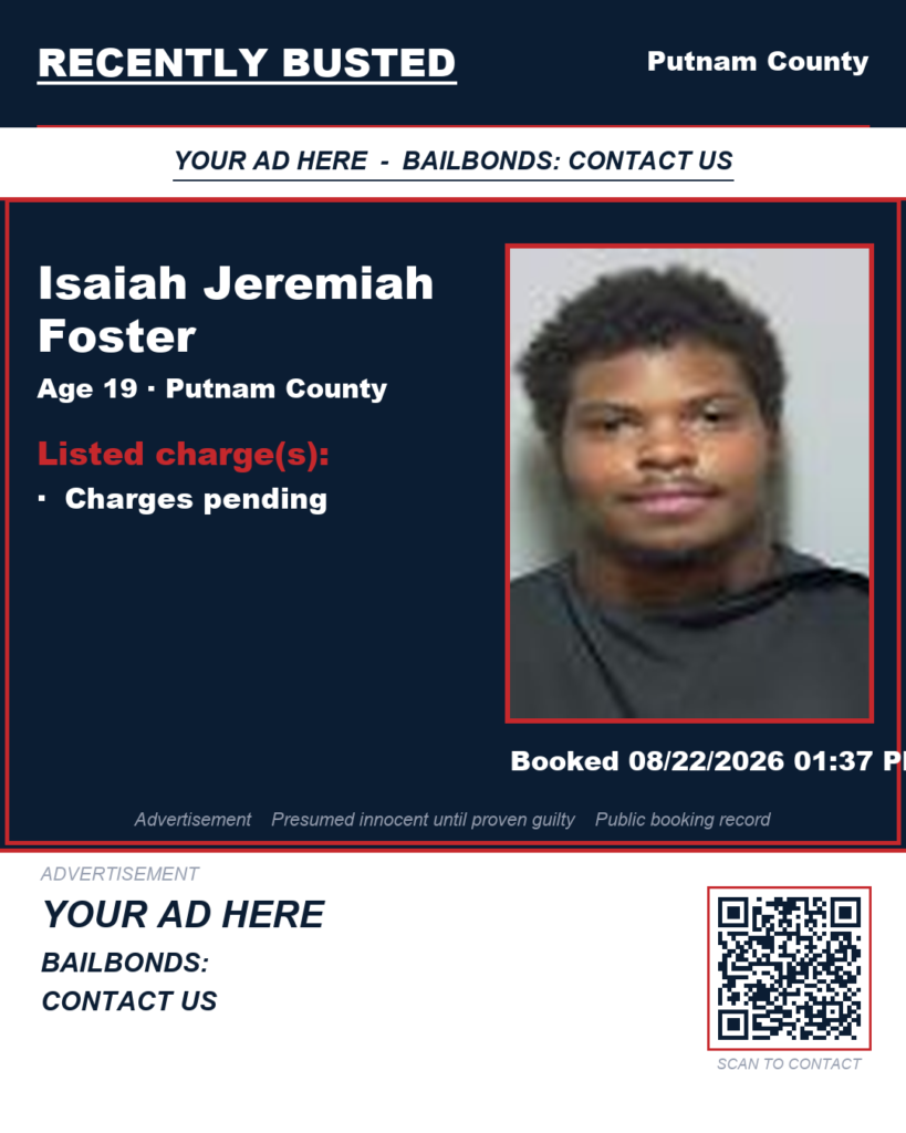 Arrest report - Isaiah Jeremiah Foster