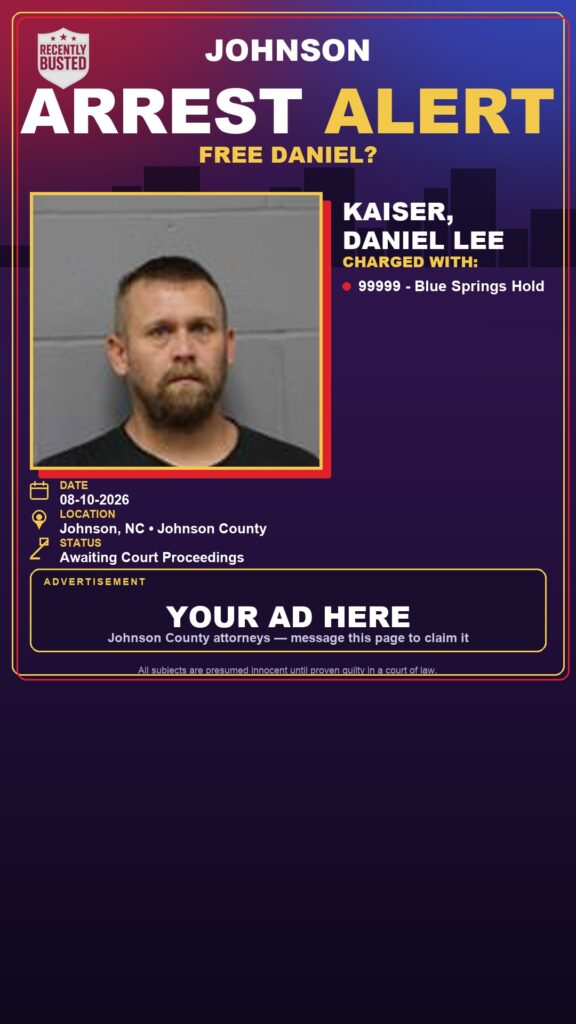 Arrest report — KAISER, DANIEL LEE