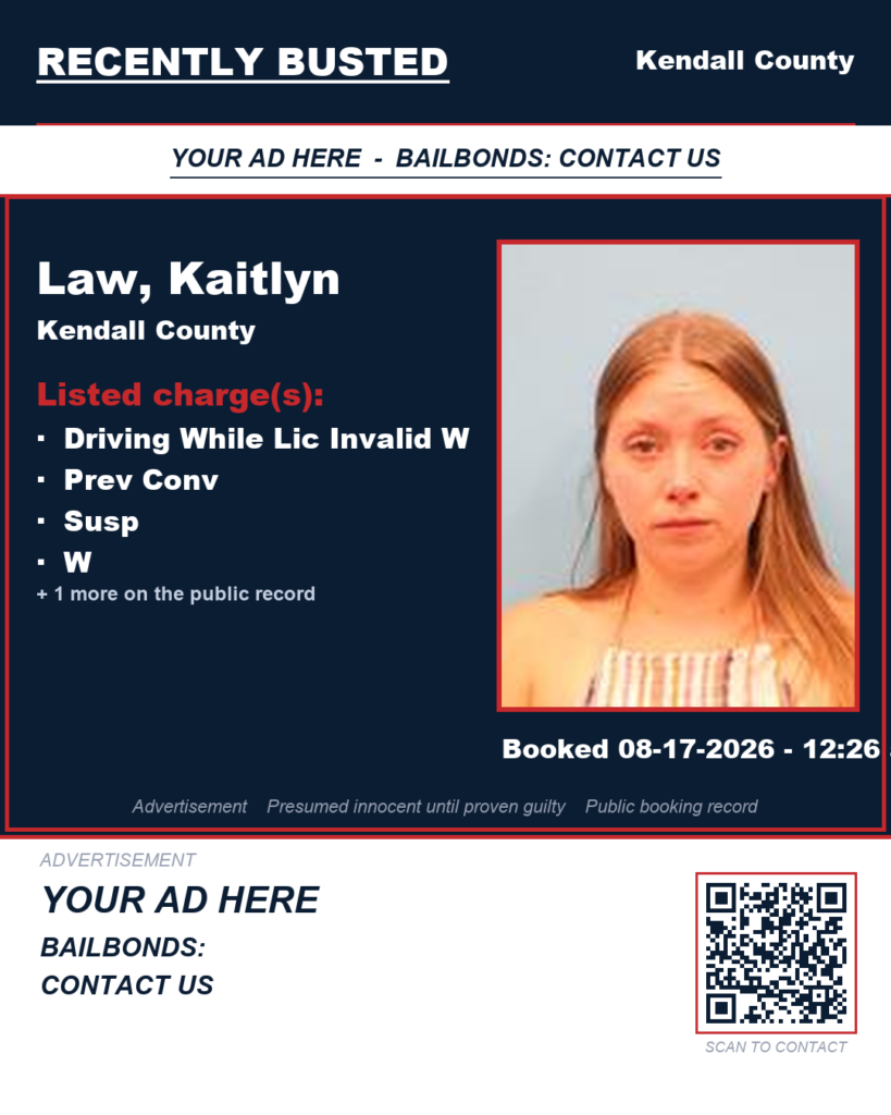 Arrest report — Law, Kaitlyn